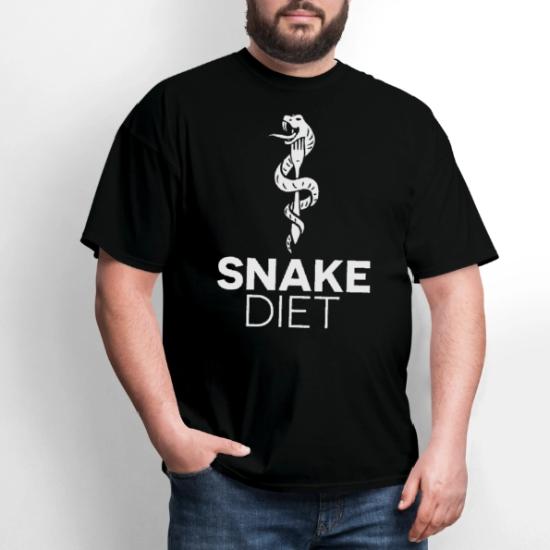 Snake Diet Hey Fatty Stop Eating Just Stop Eating' Men's T-Shirt |  Spreadshirt